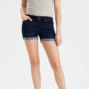 American Eagle Super Stretch Midi Jean Shorts